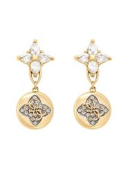 Guess Kolczyki JUBE06 470JW Złoty. Żółte kolczyki Guess, ze stali. Za 279.99 zł.