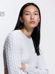 Sweter z domieszką wiskozy - jasnoszary. Szare swetry Reserved, l, bez wzorów, z dzianiny, bez ramiączek. Za 99.99 zł.