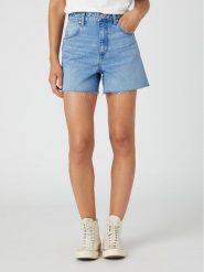 Wrangler Szorty jeansowe Donna W25H73191 112332278 Niebieski Regular Fit. Niebieskie szorty Wrangler, bez wzorów, z bawełny. Za 189.99 zł.