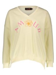 Miss goodlife Bluza "Amour" w kolorze jasnożółtym rozmiar: S. Żółte bluzy bez kaptura miss goodlife, s, bez wzorów, z bawełny, bez kaptura. Za 139.87 zł.