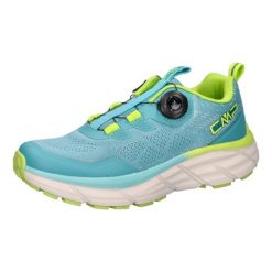 Buty turystyczne damskie CMP Rahmsy FitGo. Niebieskie trekkingi CMP, bez wzorów, z gumy, bez zapięcia, trekkingowe. Za 303.00 zł.