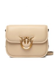 PINKO Torebka Love Box Bag Fl Mini PE 25 PLTT 104297 A26L Beżowy. Brązowe listonoszki Pinko, bez wzorów, ze skóry, bez dodatków. Za 1,489.00 zł.