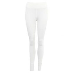Damskie legginsy jeździeckie z pełną przyczepnością BR Equitation Mandy. Białe legginsy BR, bez wzorów, z elastanu, długie. Za 386.00 zł.