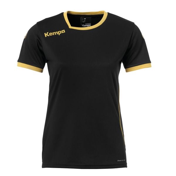 Damska koszulka Kempa Curve. Czarne t-shirty sportowe Kempa, xs, bez wzorów, z materiału, bez ramiączek, do piłki ręcznej. Za 117.00 zł.