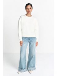 Rich & Royal Bluza w kolorze białym rozmiar: M. Białe bluzy Rich & Royal, m, bez wzorów, bez kaptura. Za 162.11 zł.