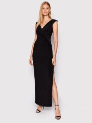 Lauren Ralph Lauren Sukienka wieczorowa 253863940001 Czarny Slim Fit. Czarne sukienki Lauren Ralph Lauren, bez wzorów, z syntetyku, wizytowe, bez kołnierzyka, bez ramiączek. Za 1,169.00 zł.