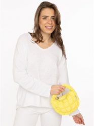 Zwillingsherz Torebka w kolorze żółtym rozmiar: onesize. Żółte shopper bag Zwillingsherz, bez wzorów, z materiału, pikowane, bez dodatków. Za 60.99 zł.