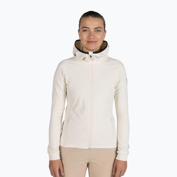 Bluza damska Rossignol Mid Layer Thin Full Zip cap. Białe bluzy Rossignol, l, bez wzorów, z elastanu, bez kaptura, narciarskie. Za 518.90 zł.