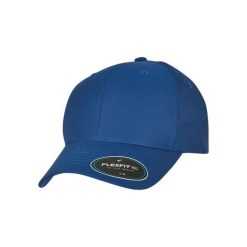 Czapka Flexfit NU. Niebieskie czapki z daszkiem FLEXFIT, bez wzorów, sportowe. Za 98.10 zł.