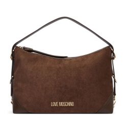 Torebka LOVE MOSCHINO. Brązowe torebki klasyczne Love Moschino, bez wzorów, klasyczne, bez dodatków. Za 949.99 zł.
