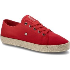 Czerwone Trampki Big Star Damskie Stylowe Obuwie. Czerwone trampki BIG STAR, bez wzorów, eleganckie, bez zapięcia. Za 99.99 zł.