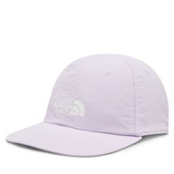 Czapka z daszkiem The North Face. Fioletowe czapki z daszkiem The North Face, bez wzorów. Za 79.99 zł.