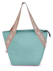 IRIS Barcelona Torba termiczna "On the go" w kolorze turkusowym na lunch - 33,5 x 24 x 14 cm rozmiar: onesize. Niebieskie torby sportowe IRIS Barcelona, bez wzorów, z materiału, na ramię. Za 69.91 zł.