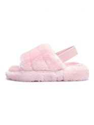 ISLAND BOOT Kapcie "Poppy" w kolorze jasnoróżowym rozmiar: 37. Różowe kapcie Island Boot, bez wzorów. Za 100.52 zł.