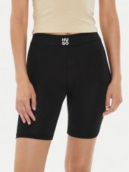 Hugo Szorty sportowe 50514860 Czarny Slim Fit. Czarne szorty sportowe Hugo, bez wzorów, z bawełny. Za 399.99 zł.