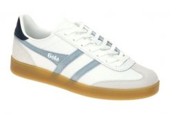 Sznurowane trampki damskie Gola Viper Leather. Białe trampki Gola, bez wzorów, z gumy, sportowe, bez zapięcia. Za 396.15 zł.