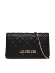 LOVE MOSCHINO Torebka JC4079PP1OLA0000 Czarny. Czarne kopertówki Love Moschino, bez wzorów, ze skóry, wizytowe, bez dodatków. Za 639.99 zł.