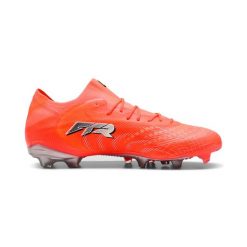 Buty piłkarskie Puma Future Fusion FG/AG. Białe buty do biegania Puma, bez wzorów, z materiału, bez zapięcia, do biegania. Za 519.99 zł.