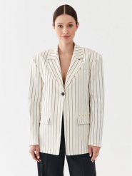 Hugo Marynarka Aeva 50494497 Beżowy Relaxed Fit. Brązowe marynarki i żakiety Hugo, bez wzorów, z bawełny, bez ramiączek. Za 1,589.00 zł.
