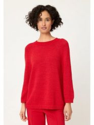 Olsen Sweter w kolorze czerwonym rozmiar: 38. Czerwone swetry Olsen, bez wzorów, bez ramiączek. Za 139.95 zł.
