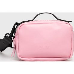 Rains saszetka 13820 Box Bag Micro kolor różowy. Czerwone nerki i saszetki Rains, bez wzorów, bez dodatków. Za 279.99 zł.