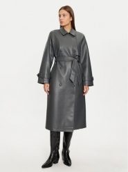 Vero Moda Trencz Amalie 10300822 Szary Regular Fit. Szare płaszcze Vero Moda, l, bez wzorów, ze skóry, bez kaptura. Za 169.99 zł.