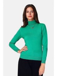 William de Faye Golf w kolorze zielonym rozmiar: 34. Zielone swetry William de Faye, bez wzorów, z kaszmiru, klasyczne, bez ramiączek. Za 113.99 zł.