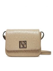 Armani Exchange Torebka 942648 CC793 U1092 Beżowy. Brązowe listonoszki Armani Exchange, bez wzorów, ze skóry, bez dodatków. Za 309.99 zł.