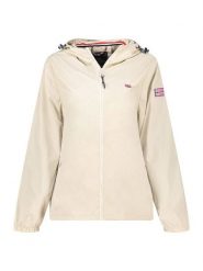 Geographical Norway Kurtka przejściowa "Daril" w kolorze kremowym rozmiar: L. Brązowe kurtki Geographical Norway, l, z aplikacjami, bez kaptura. Za 188.85 zł.