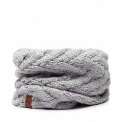 Naszyjnik Buff knitted & fleece Caryn. Brązowe naszyjniki Buff, z dzianiny. Za 179.90 zł.
