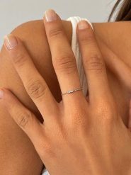 OR Carats Złoty pierścionek z diamentami rozmiar: 54. Szare pierścionki OR Carats, z diamentem, złote. Za 286.16 zł.