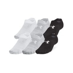 Under Armour UNISEX UA ESSENTIAL 6PK ULT Skarpetki unisex. Czarne skarpetki Under Armour, bez wzorów, z elastanu. Za 62.99 zł.