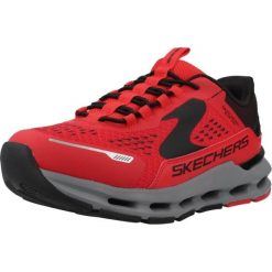 Buty SKECHERS GLIDE STEP PLUS VISTA LANE Czerwony. Czerwone buty trekkingowe Skechers, bez wzorów, z syntetyku, bez zapięcia, trekkingowe. Za 280.99 zł.