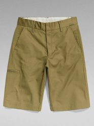 G-Star Bermudy w kolorze khaki rozmiar: W30. Brązowe szorty G-Star, bez wzorów, z bawełny, retro. Za 132.36 zł.