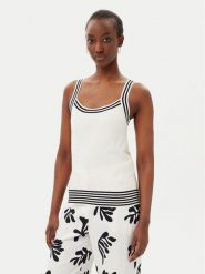 Marella Top Germana 2515361061 Écru Slim Fit. Topy Marella, xxl, bez wzorów, z syntetyku, bez kołnierzyka, bez ramiączek. Za 399.99 zł.