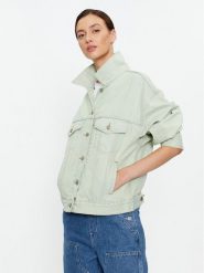 Levi's® Kurtka jeansowa 90's A1743-0025 Zielony Relaxed Fit. Zielone kurtki l, bez wzorów, z bawełny, bez kaptura. Za 399.99 zł.