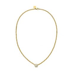 Purelei Purelei Łańcuch Flourish Naszyjniki 1 ct Damski. Białe naszyjniki Purelei, z materiału, z cyrkonią, srebrne. Za 87.19 zł.