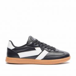 KAPPA LOGO MARKER black-white - casualowe buty sportowe syntetyczne. Białe buty treningowe Kappa, bez wzorów, z gumy, bez zapięcia. Za 237.35 zł.
