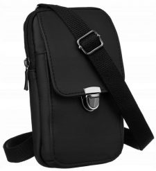 Mini torebka damska Rovicky DHN-201-CLB czarna. Czarne torebki klasyczne ROVICKY, bez wzorów, ze skóry ekologicznej, na ramię, bez dodatków. Za 69.99 zł.