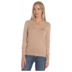 Polo Club C.H.A Sweter Damski Xl Beżowy. Swetry marki Polo Club C.H..A. W wyprzedaży za 239.00 zł.