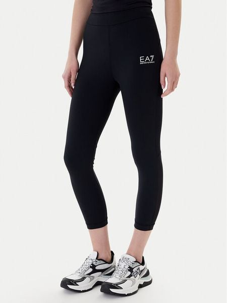 EA7 Emporio Armani Legginsy 7W000932 AF21580 UC001 Czarny Slim Fit. Czarne legginsy EA7 Emporio Armani, xl, bez wzorów, z syntetyku, na fitness i siłownię. Za 429.99 zł.