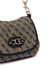 Guess Torebka Samantha HWJT23 13190 Beżowy. Brązowe torebki klasyczne Guess, z aplikacjami, z materiału, bez dodatków. Za 584.99 zł.