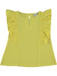 Bimbalina Top w kolorze żółtym rozmiar: 152. Żółte topy Bimbalina, bez wzorów, bez kołnierzyka, bez ramiączek. Za 30.71 zł.
