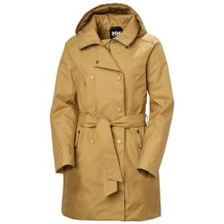 Kurtka wodoodporna izolowana damska Helly Hansen Welsey II. Brązowe kurtki Helly Hansen, xs, bez wzorów, z poliamidu, eleganckie, bez kaptura. Za 832.00 zł.