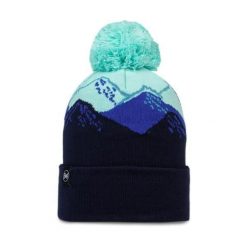 Czapka BUFF KNITTED BEANIE TATIK. Niebieskie czapki zimowe Buff, bez wzorów, sportowe. W wyprzedaży za 118.93 zł.
