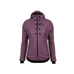 Kurtka przeciwdeszczowa z kapturem dla kobiet Etxeondo Urka. Fioletowe kurtki ETXEONDO, xs, bez wzorów, z materiału, z kapturem, rowerowe, primaloft. Za 1,719.00 zł.