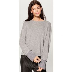 Sweter z koszulowymi rękawami - Jasny szar. Swetry marki INESIS. W wyprzedaży za 59.99 zł.