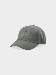 4F Czapka z daszkiem strapback uniseks - oliwkowy/khaki L/XL. Brązowe czapki z daszkiem 4f, na lato, bez wzorów, z syntetyku, sportowe. W wyprzedaży za 29.99 zł.