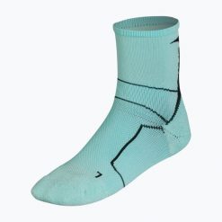 Skarpety Mizuno ER Trail. Niebieskie skarpetki Mizuno, bez wzorów, z elastanu. Za 26.99 zł.