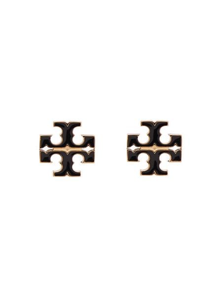 Tory Burch Kolczyki 177397 Czarny. Czarne kolczyki Tory Burch, ze stali. Za 544.99 zł.
